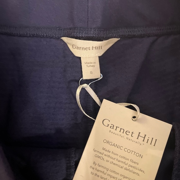 NWT Garnet Hill Organic-Cotton Waffle-Knit Joggers - Picture 5 of 9